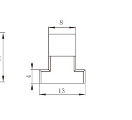 40系列鋁型材快速連接件二維參數2